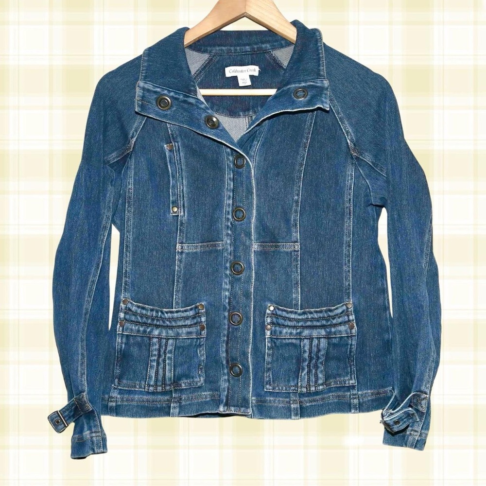Coldwater Creek Blue Jean Jacket Classic Style